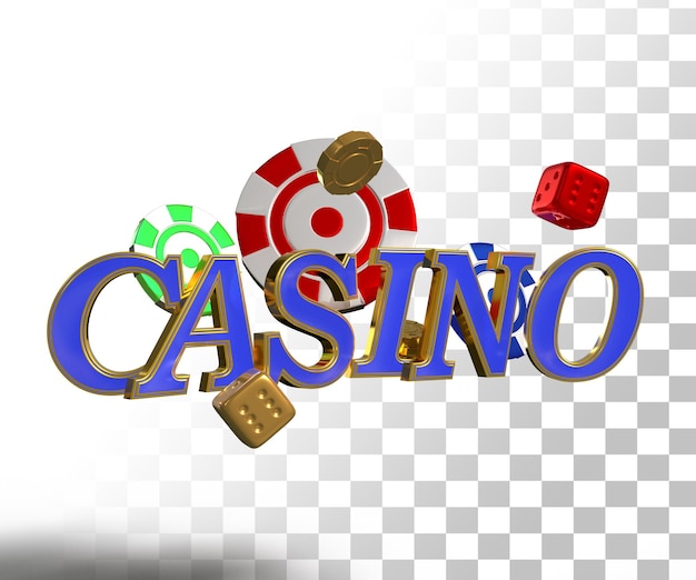 Casino 3d text