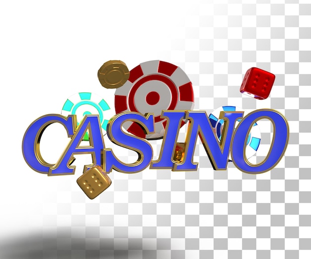 Casino 3d text