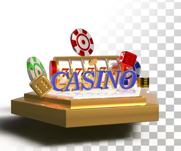 Casino 3d text