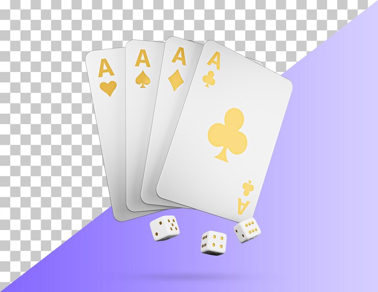 PSD casino cards game. flying cards for online casinos and mobile gambling applications, poker - winner,