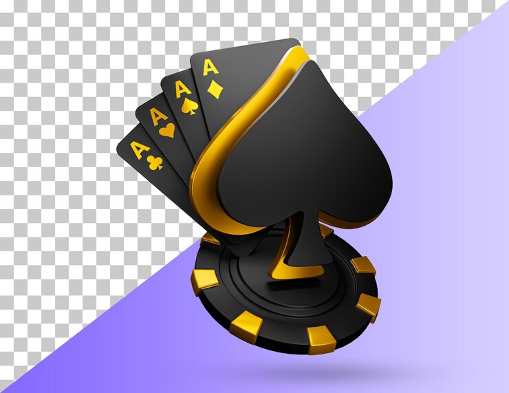 PSD casino cards poker blackjack baccarat 3d icon. casino game chips, bet cards, bet items poker chips