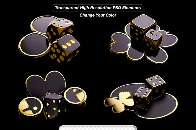 PSD casino chips icon