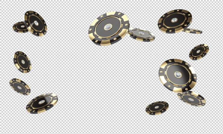 Casino chips met diamanten