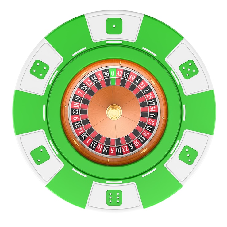 PSD casino gambling concept 3d rendering isolated on transparent background