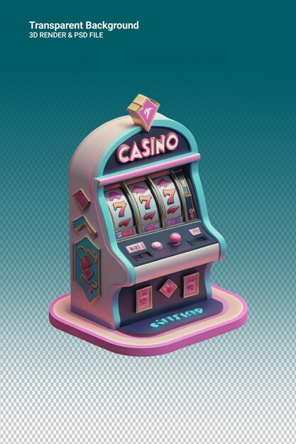 A casino machine with the word casino on it