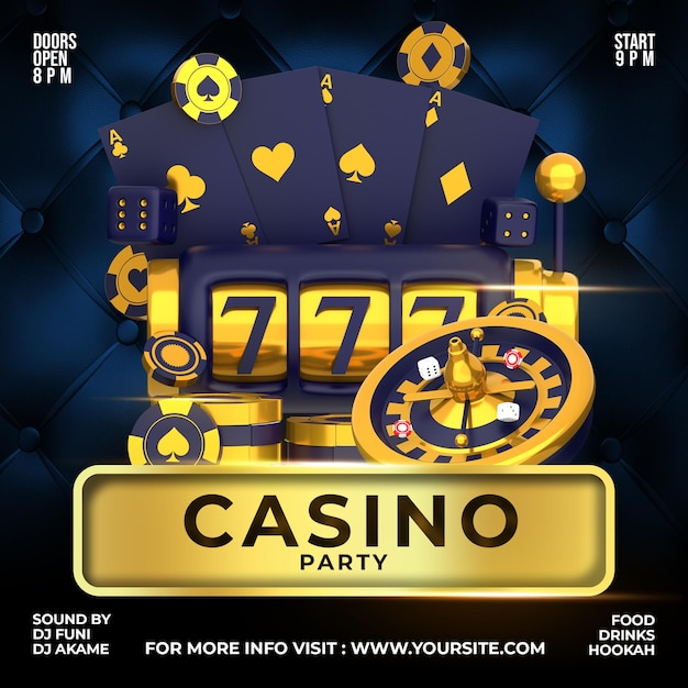 Casino Night Flyer