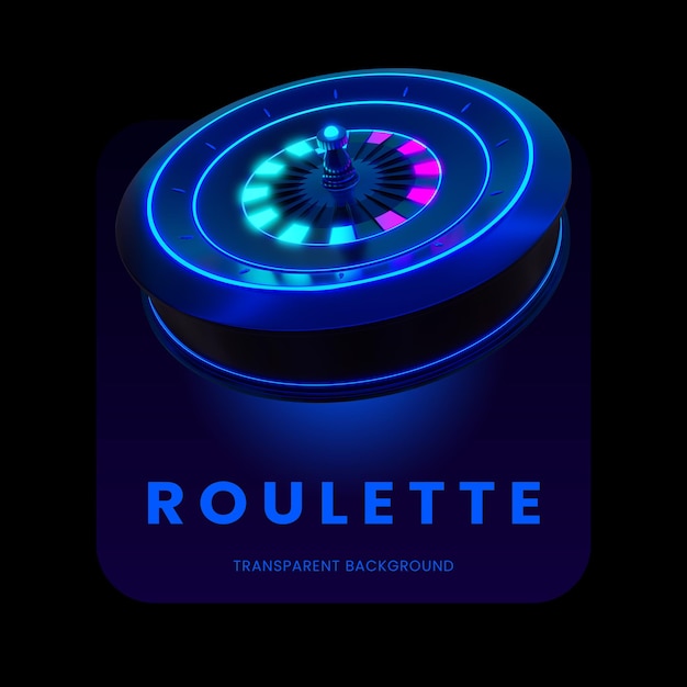 Casino roulette 3d rendering illustration