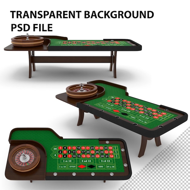 Casino Roulette Table PNG