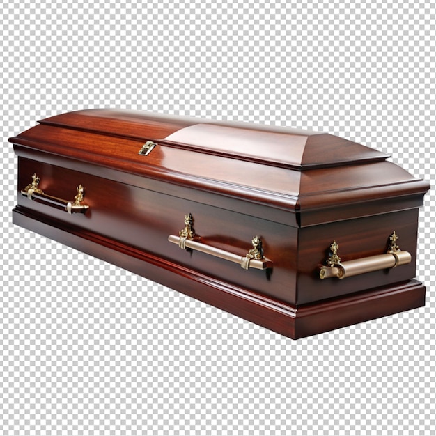 PSD casket on transparent background