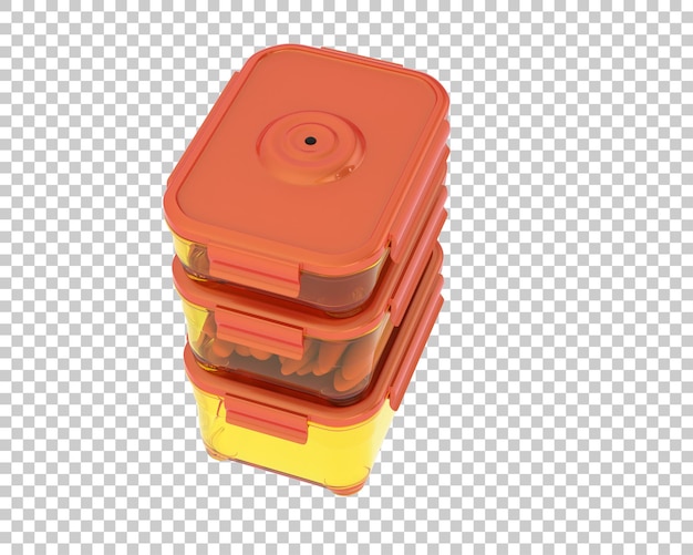 casserole isolated on transparent background 3d rendering illustration
