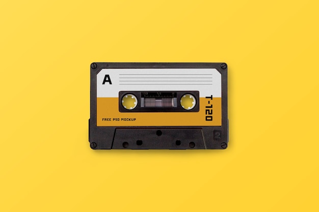 PSD cassette mockup