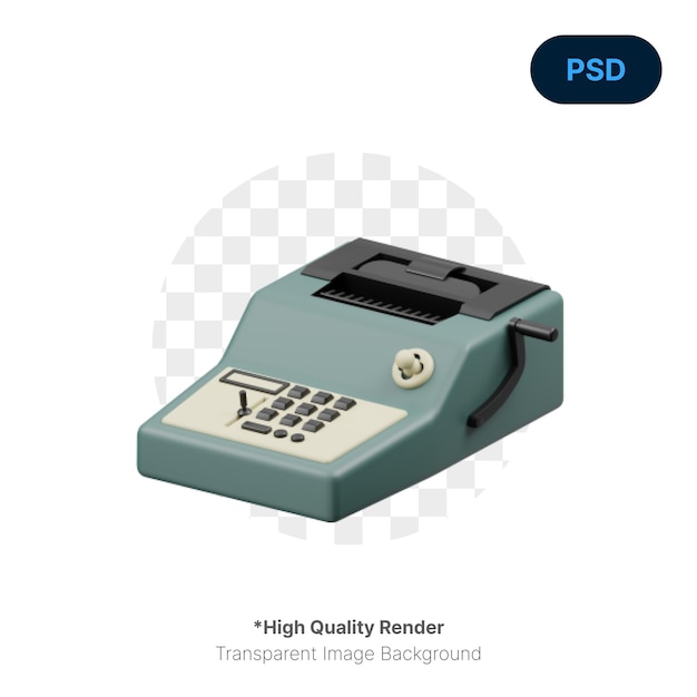 Cassette Tape 3D Icon Premium Psd