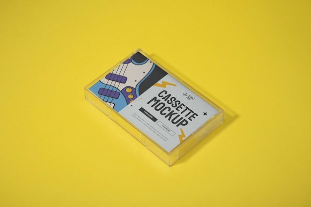 Cassette tape mockup design