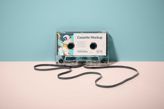 Cassette tape mockup design