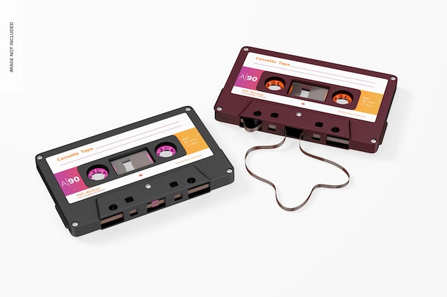 Cassette Tapes Mockup