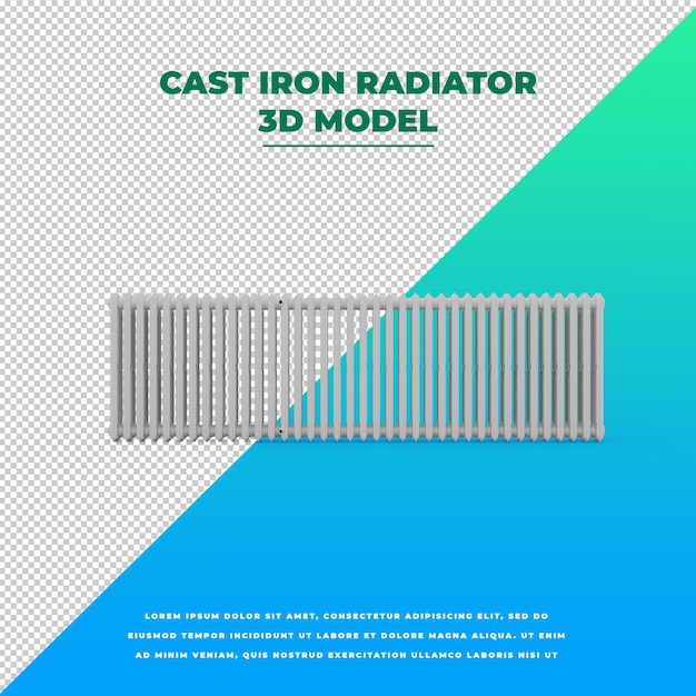 PSD cast iron radiator