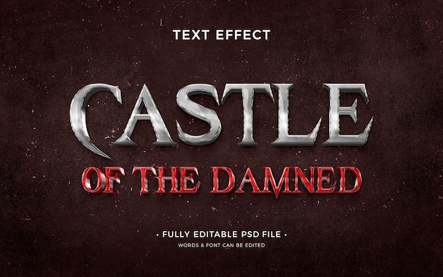 Castle text effect