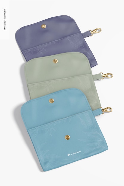 Casual Cosmetic Bags Mockup