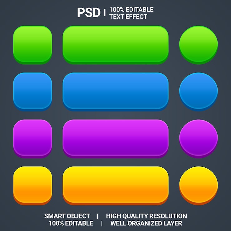 PSD casual game user interface game ui button causal game ui popup window ui dialough