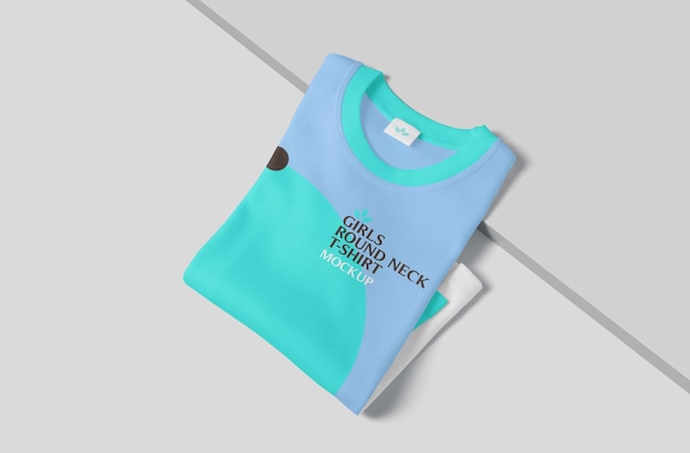 Casual tshirt full sleeve for girls mockup