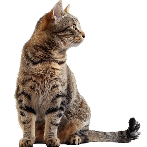 Cat cut out dier psd
