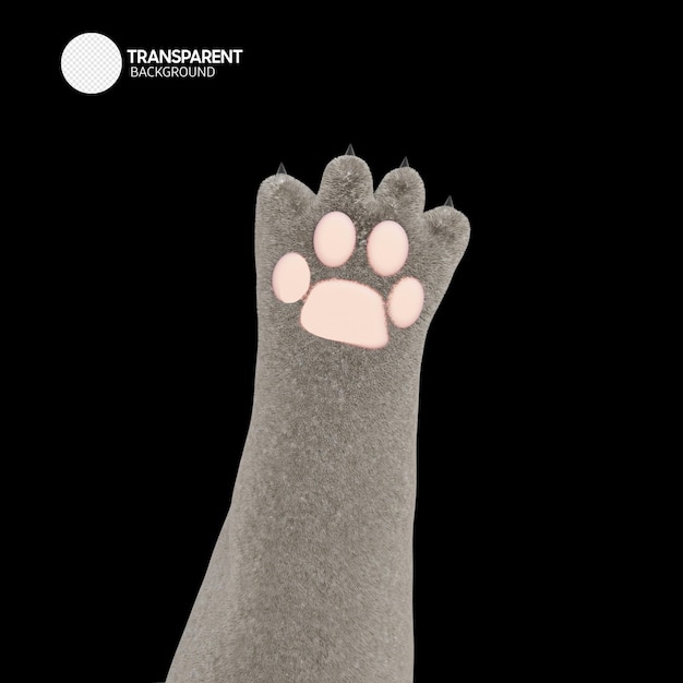 PSD cat paw