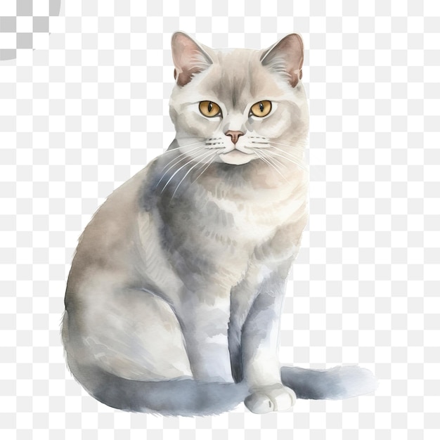 Il gatto immagine png di un gatto seduto su uno sfondo trasparente - gatto png download