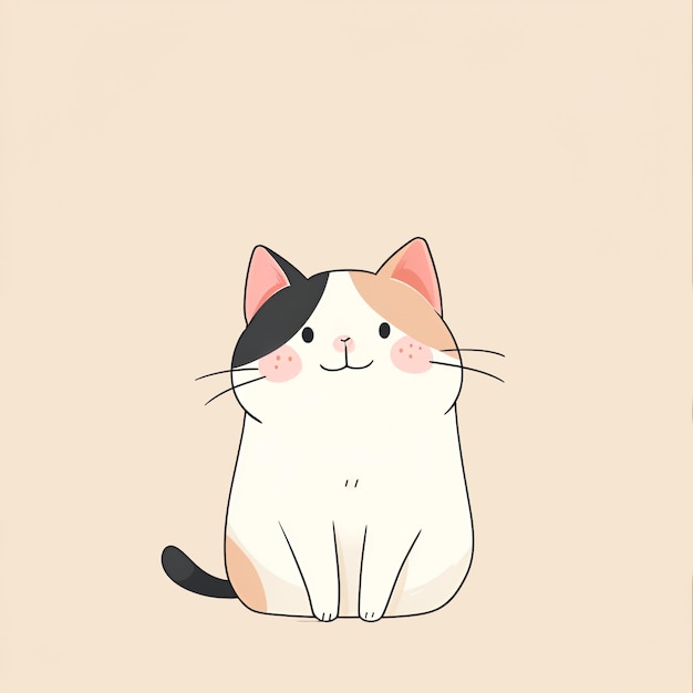 PSD 猫のポーズのカットアート