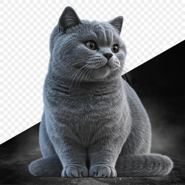 a cat with a blue collar sits on a black surface