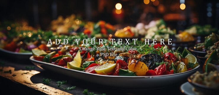 PSD catering buffet diner culinair koken