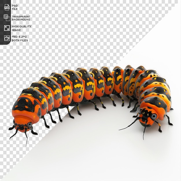 PSD caterpillar png