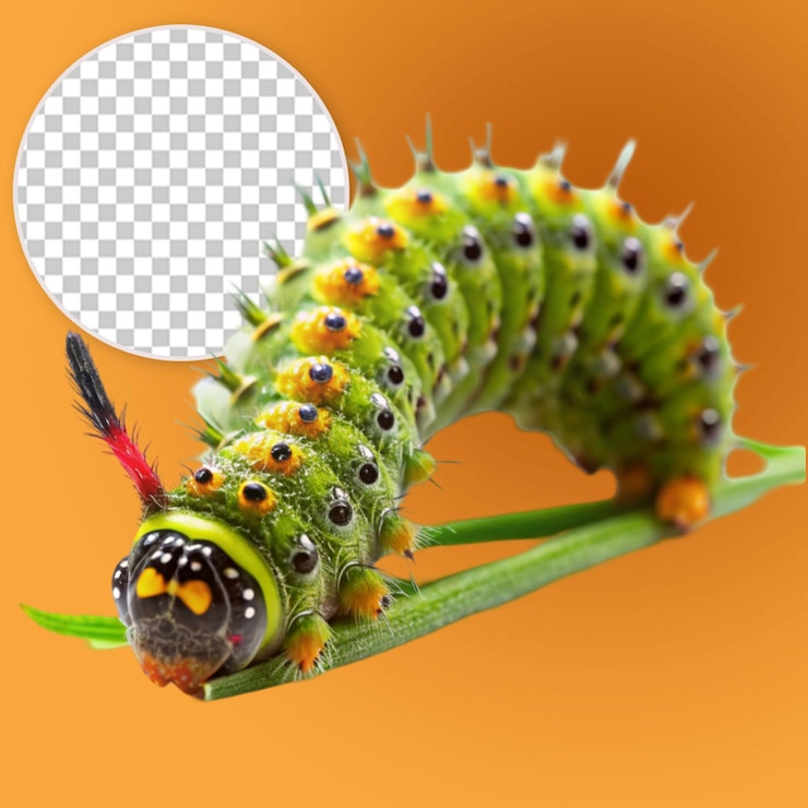 PSD caterpillar pose