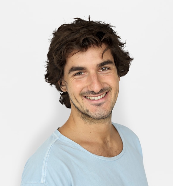 caucasion man casual confident attractive concept