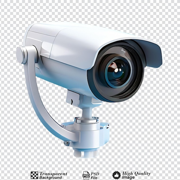 Cctv cameras isolated on transparent background