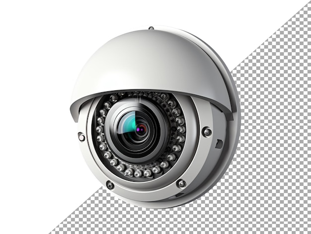 PSD cctv security camera with transparent background