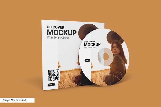 Мокап обложки cd