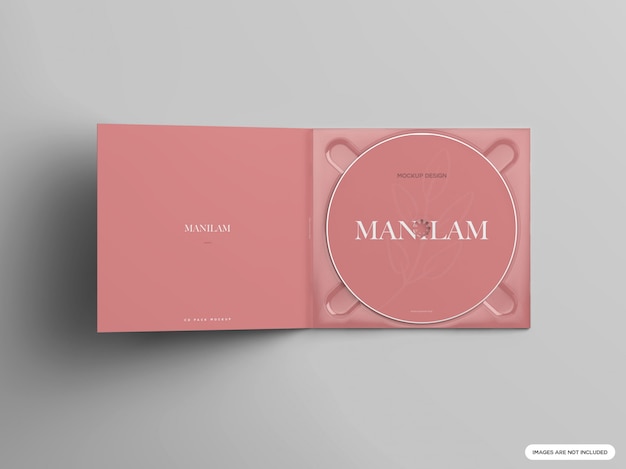 Mockup del pacchetto cd