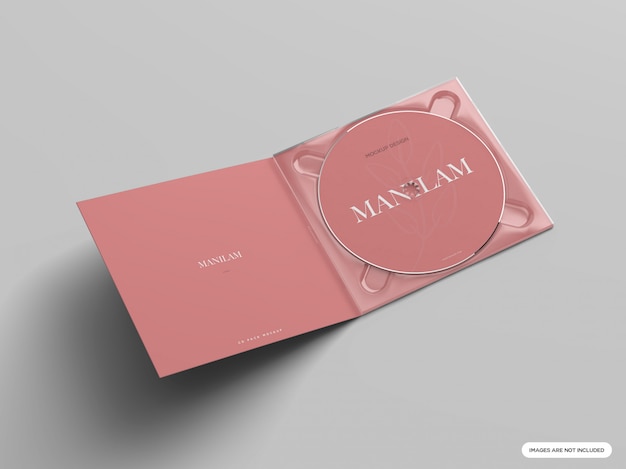 Mockup del pacchetto cd