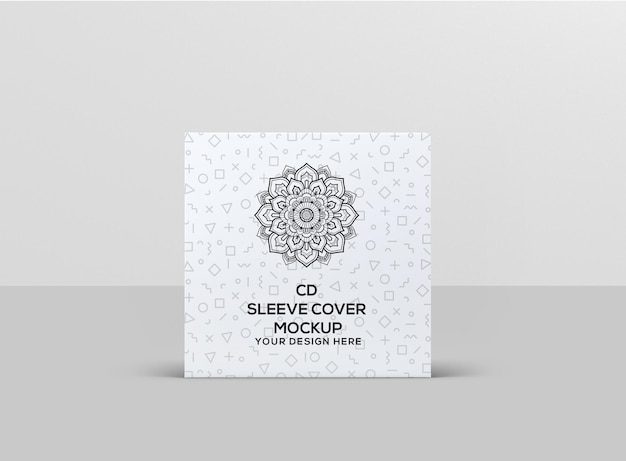 PSD cd sleeve cover mockup