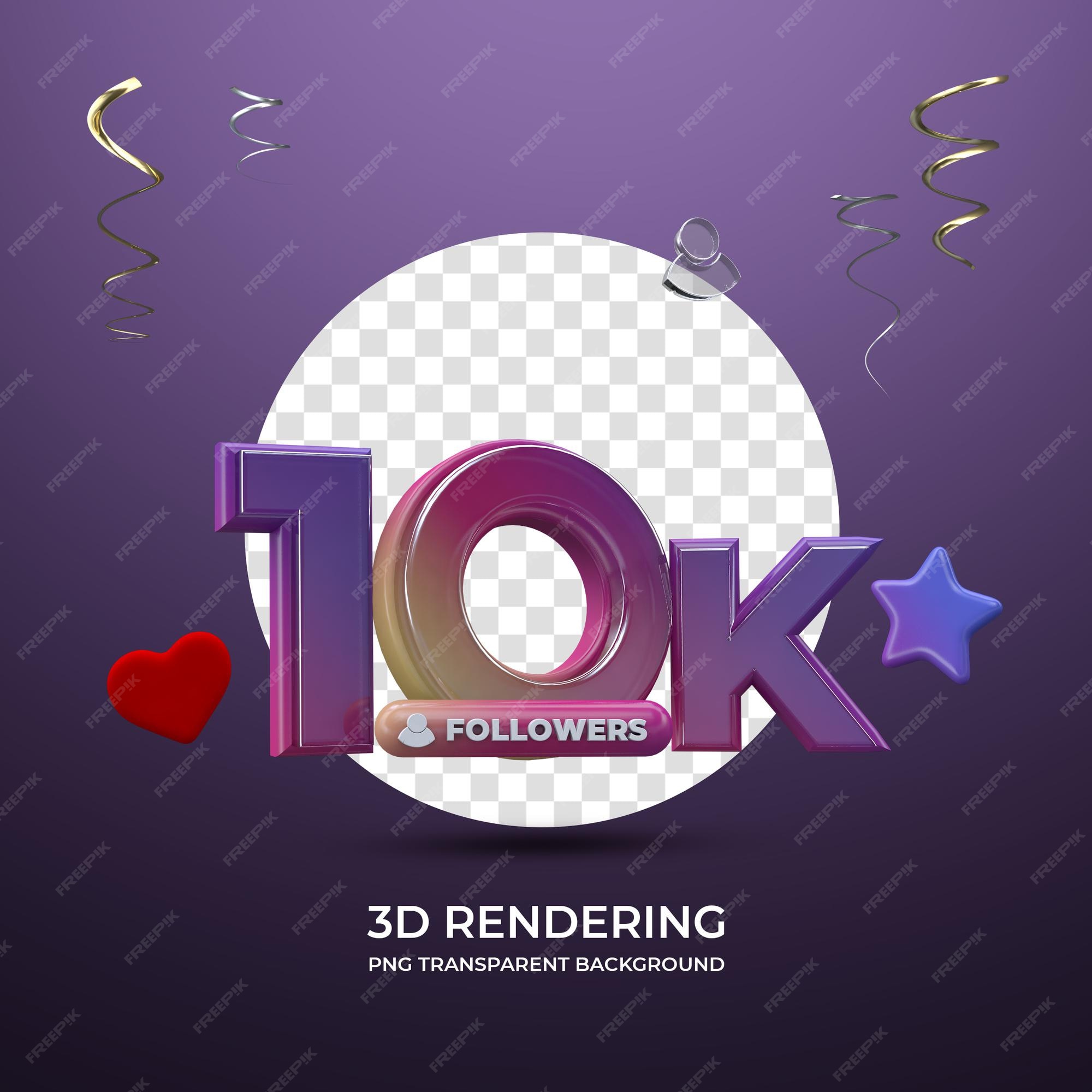 3D render kỷ niệm 10K followers: Chúng tôi đã chuẩn bị 3D render tuyệt đẹp để kỷ niệm cùng với bạn đạt được con số 10K Followers. Với đường nét sinh động và hoàn thiện, bạn sẽ được trải nghiệm một thế giới ảo đầy màu sắc và đồng hành cùng sự thành công của chúng tôi. Hãy đón xem ngay!