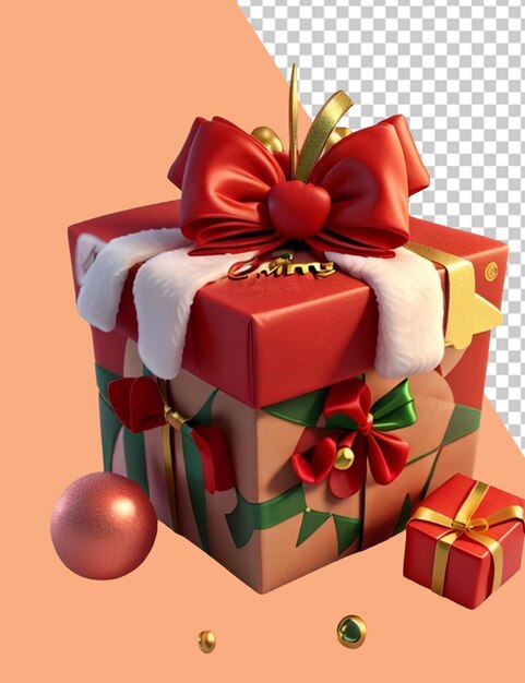 PSD Концепция покупки подарков для празднования