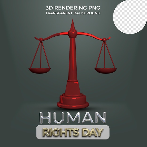 Celebration human rights day poster template