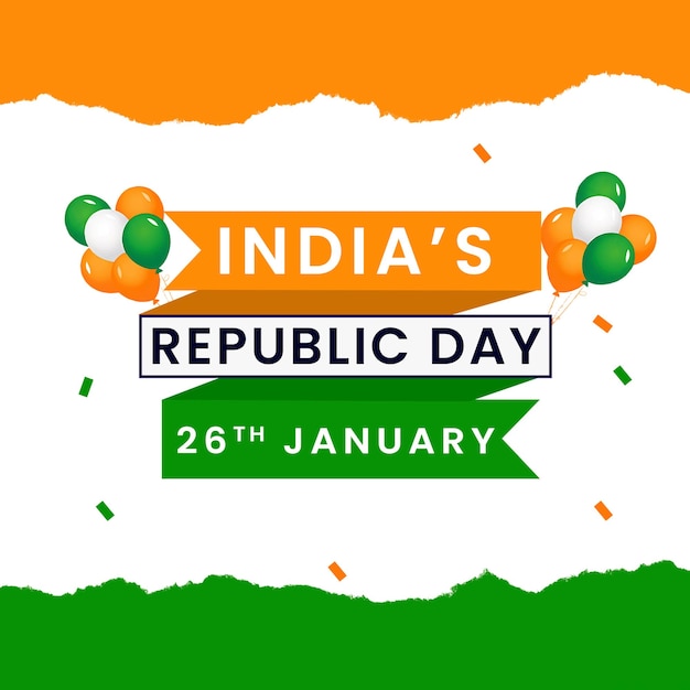 celebration of india republic day image design social media post
