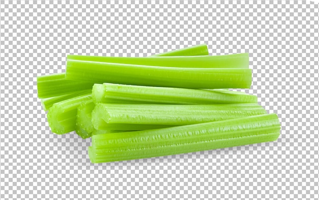 Celery sticks on alpha layer