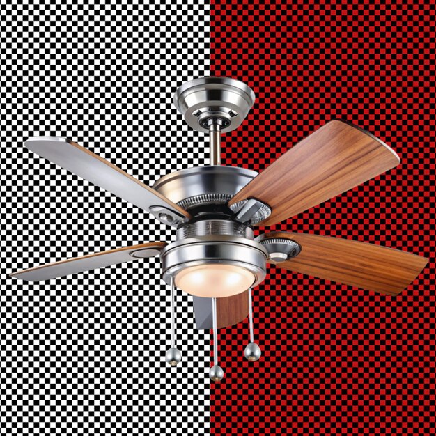 PSD celling fan on transparent background