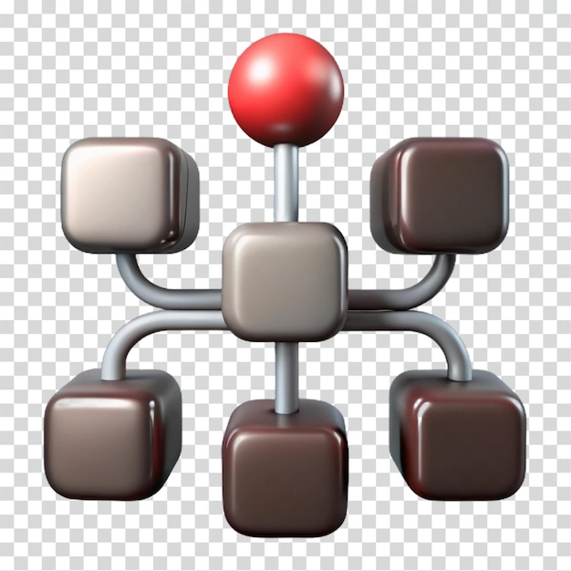 centralized network system hierarchy connections and data flow
