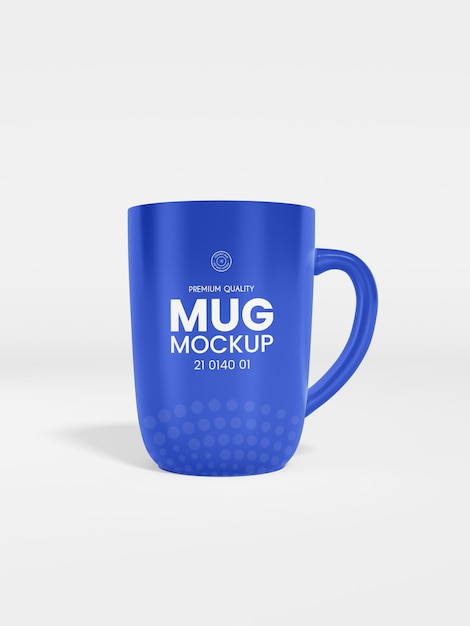 Ceramic coffee mug branding mockup