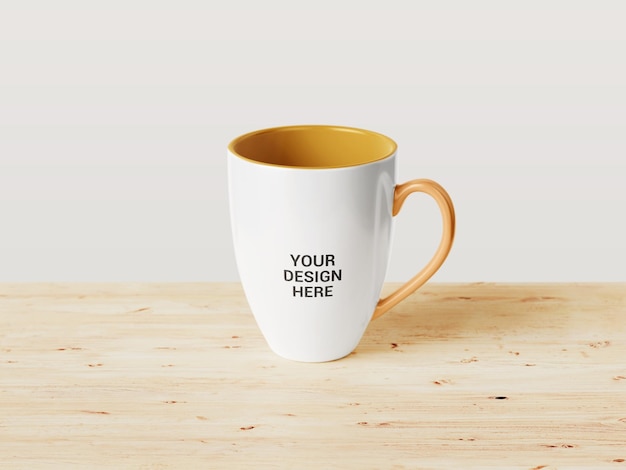 PSD mockup di tazza da caffè in ceramica