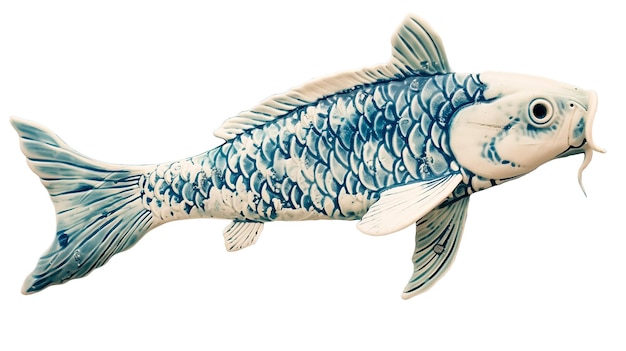 PSD ceramic fish