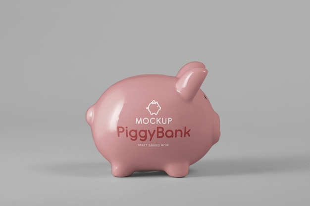 PSD ceramic piggybank for savings and finance